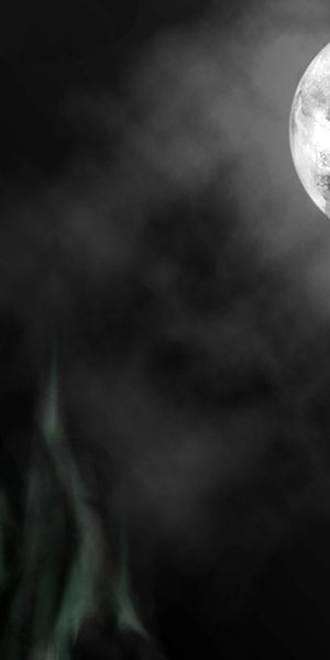 Intriguing 4K phone wallpaper featuring a dark gas mask silhouette
