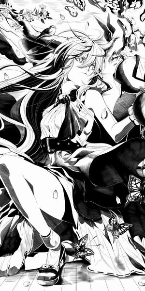 Phone wallpaper: Anime, Touhou, Suika Ibuki free download