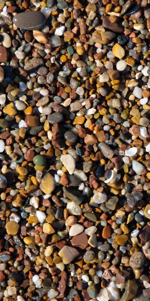 Pebble and Gravel Beach Background for Your Phone