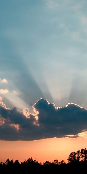 Phone wallpaper: Sunset, Earth, Cloud, Sunbeam free download