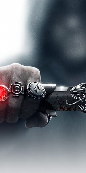 Epic Assassin's Creed Wallpaper Featuring a Sword and Dragon