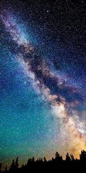 Breathtaking Milky Way Night Sky iPhone Wallpaper in 4K Quality
