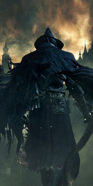Gothic Fantasy Bloodborne Wallpaper Featuring Dark Aesthetic