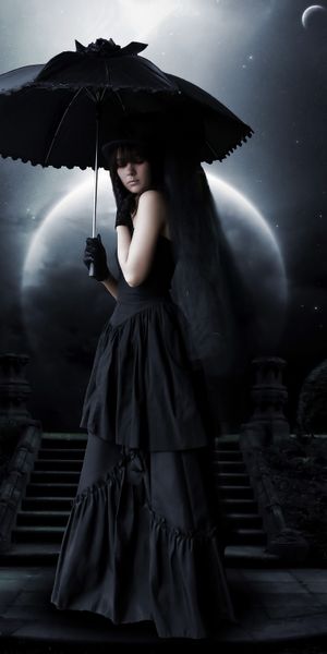 Gothic Moonlight Wallpaper - Dark Elegance for Your Device