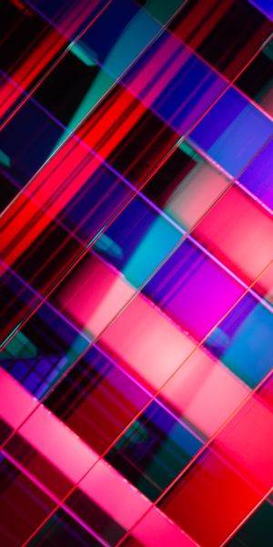 Phone wallpaper: Rhombuses, Motley, Streaks, Multicolored, Shape, Diamonds, Stripes, Shapes, Abstrac