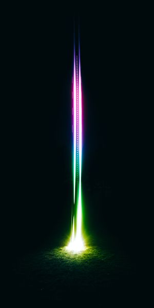 Neon Glow Light Stream Wallpaper