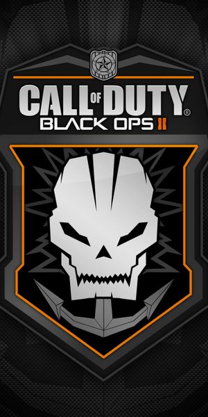 Call of Duty: Black Ops II Logo - Stunning Mobile Wallpaper