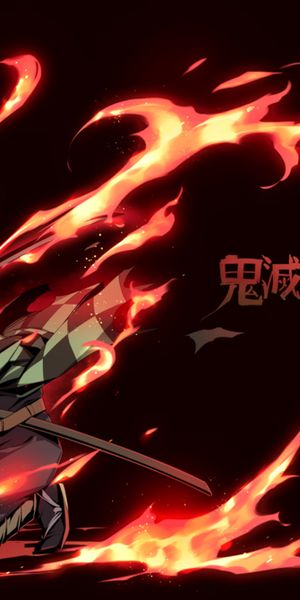 Hinokami Kagura Tanjiro Kamado - Epic Mobile Wallpaper