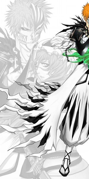 Wallpaper of Nelliel Tu Odelschwanck and Ichigo Kurosaki from Bleach