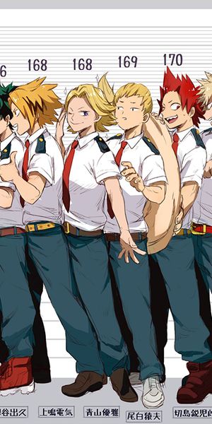 Vibrant My Hero Academia 4K Mobile Wallpaper with Beloved Characters
