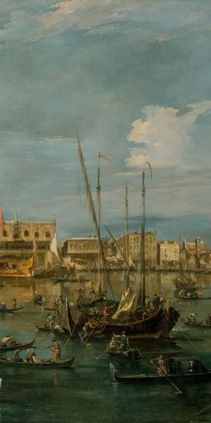 Phone wallpaper: Butter, Francesco Guardi, Venice From The Bacino Di San Marco, Baroque, Oil, Canvas