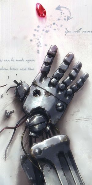 Fullmetal Alchemist Robotic Hand Wallpaper