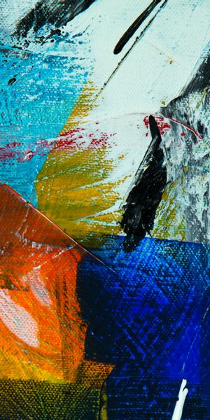 Multicolored Abstract Phone Wallpaper: A Canvas of Dynamic Strokes and Smears
