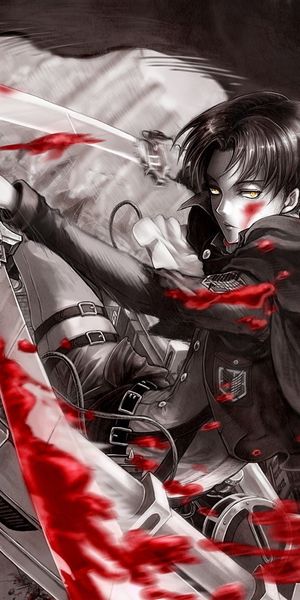 Dynamic Wallpaper of Levi Ackerman from Attack on Titan