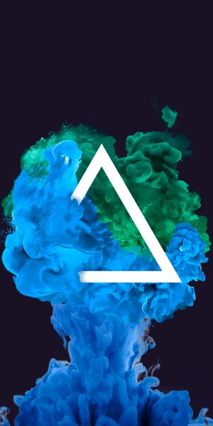 Phone wallpaper: Triangle, Geometric, Ink, Clot, Art free download