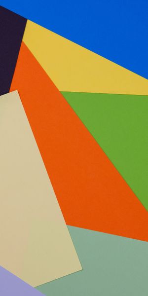 Vibrant Multicolored Abstract Paper Wallpaper