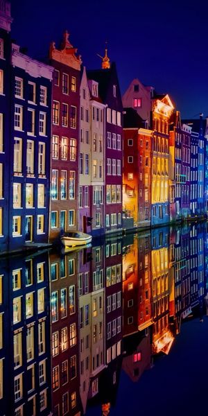 Phone wallpaper: Cities, Amsterdam, Man Made free download