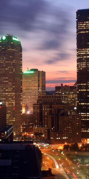 Phone wallpaper: Cities, Cityscape, Pittsburgh, Man Made, Time Lapse free download