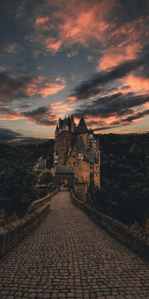 Evening Glow Over Wirsham Castle in Germany