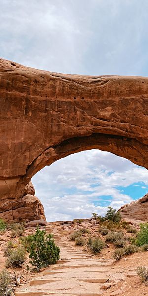 Phone wallpaper: Nature, Sandy, Rock, Sky, Stone, Arch free download