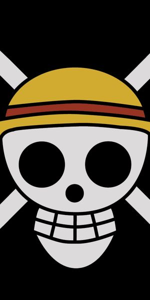 One Piece Skull Logo Wallpaper