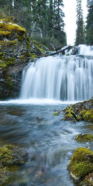 Breathtaking Waterfall Landscape Wallpaper