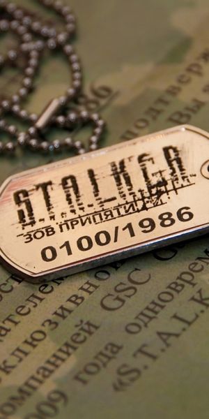 STALKER Dog Tag Wallpaper for Mobile Devices