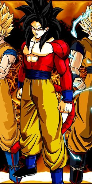 Dynamic Super Saiyan 4 Goku Wallpaper - Dragon Ball Z Anime Art