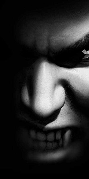 Gritty Dark Vampire Wallpaper for Your Mobile Device