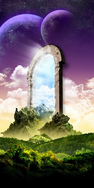 Explore the Magical Gate to a Dreamy Fantasy World