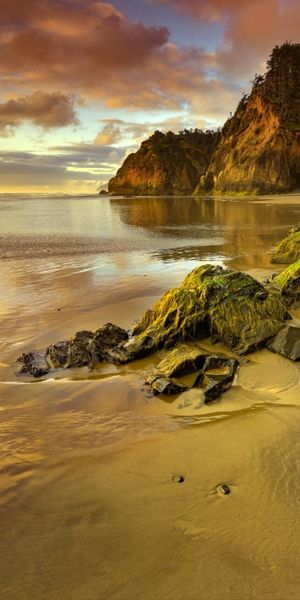 Phone wallpaper: Nature, Beach, Sand, Horizon, Coast, Ocean, Earth, Coastline free download