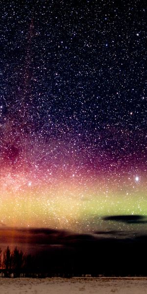 Breathtaking Aurora Borealis Phone Wallpaper: Nature's Nighttime Canvas