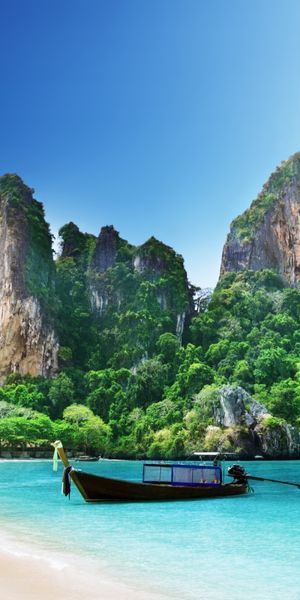 Breathtaking Railay Beach, Thailand - Perfect Mobile Wallpaper