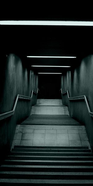 Phone wallpaper: Stairs, Man Made, Dark free download