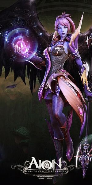 Aion Fantasy Wallpaper: 4K Phone Background with Enchanting Character Design