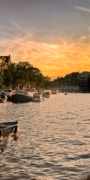 Phone wallpaper: Amsterdam, Cities, Man Made free download