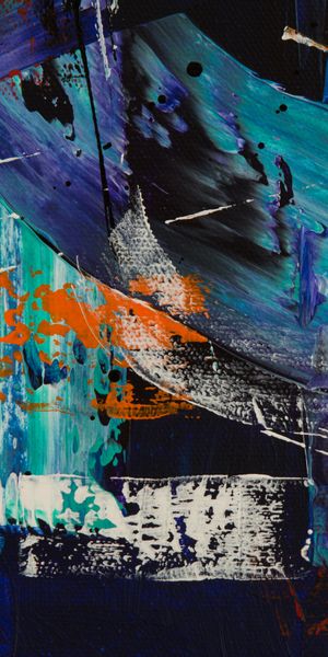 Phone wallpaper: Motley, Paint, Multicolored, Canvas, Abstract free download