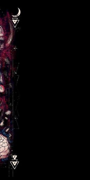 Phone wallpaper: Flowers, Art, Skull, Girl free download