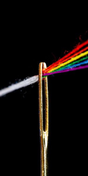 Phone wallpaper: Needle, Thread, Refraction, Motley, Miscellanea, Miscellaneous, Threads, Multicolor