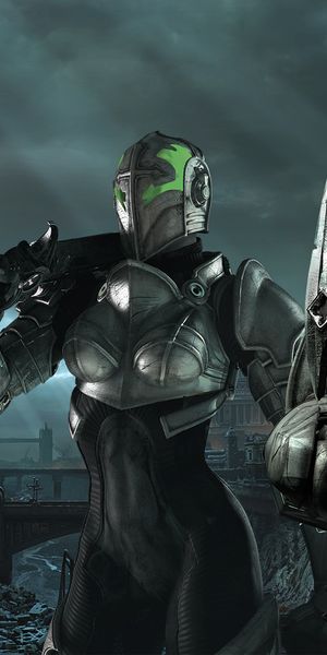 Epic Hellgate iPhone Wallpaper Featuring Dark Characters and Atmosphere