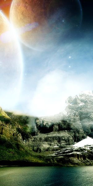 Phone wallpaper: Sci Fi, Landscape free download