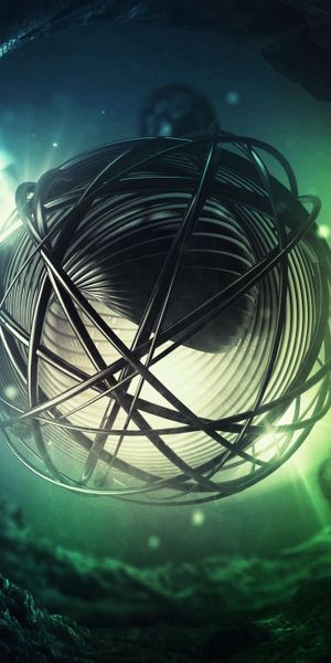 Phone wallpaper: Ball, Sphere, Abstract, Form, Art, Forms free download