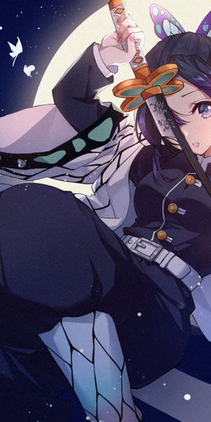 Shinobu Kochou Wallpaper from Demon Slayer: Kimetsu no Yaiba