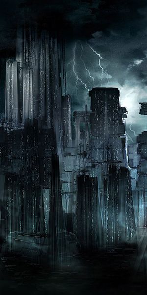 Dark Cityscape Wallpaper for Mobile Devices