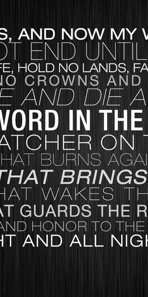 Powerful Game of Thrones Typography Quote Wallpaper