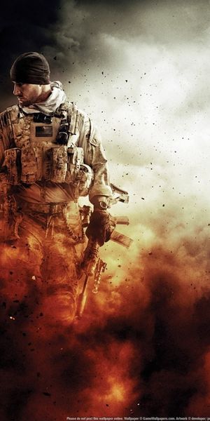 Intense Medal of Honor iPhone Background - 4K Quality for Gamers