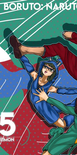 Phone wallpaper: Anime, Naruto, Boruto, Iwabe Yuino, Metal Lee, Denki Kaminarimon free download