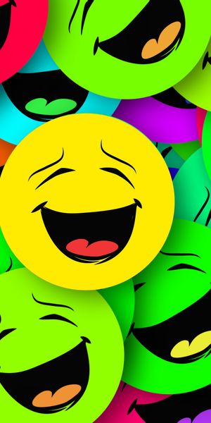 Vibrant Collection of Smiling Faces for Your Mobile Wallpaper