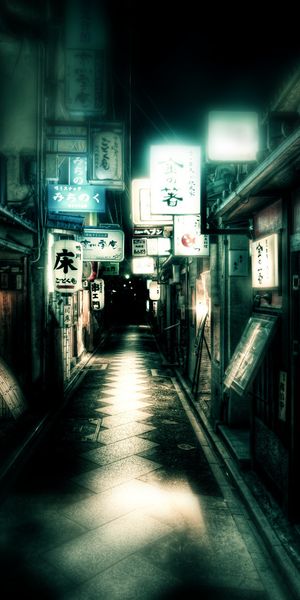 Phone wallpaper: Kyoto, Street, Cities, Man Made, Lantern free download