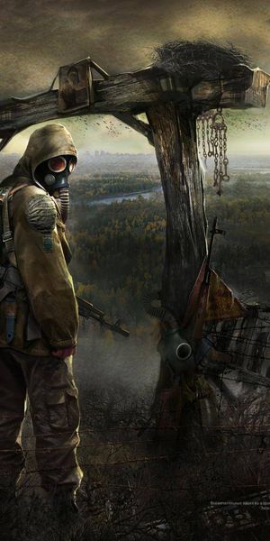 Stalker: Dark and Atmospheric Mobile Wallpaper
